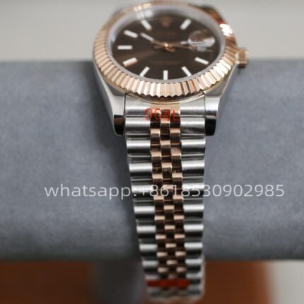 Rolex Datejust Two Tone Mens Watch 41mm Shanghai Movement Automatic Mechanical Stainless Steel Watches - Image 5