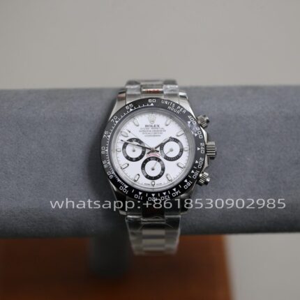 Rolex Daytona Panda Mens Watch 40mm Shanghai Movement Automatic Mechanical Stainless Steel Watches - Image 2