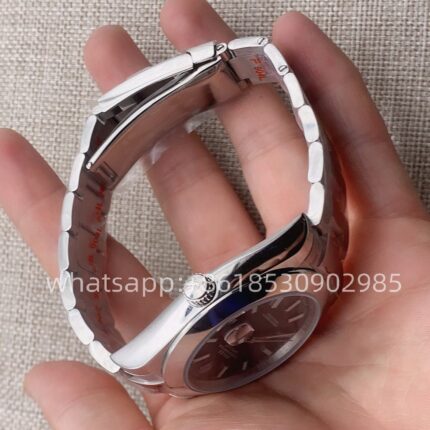 Rolex Datejust Grey Dial Mens Watch 41mm 2813 Movement Automatic Mechanical Stainless Steel Watches - Image 3