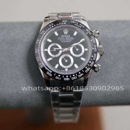 Rolex Daytona Panda Mens Watch 40mm Shanghai Movement Automatic Mechanical Stainless Steel Watches - Image 3