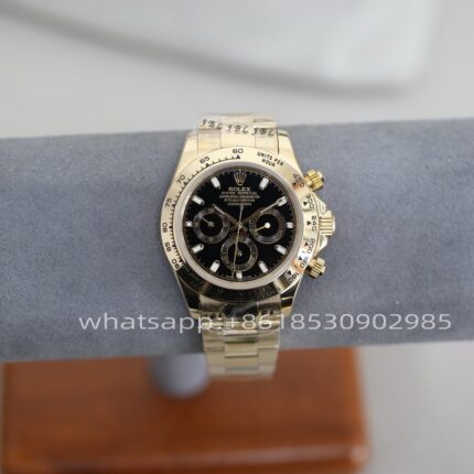 Rolex Daytona Mens Watch Yellow Gold 40mm Shanghai Movement Automatic Mechanical Stainless Steel Watches - Image 2