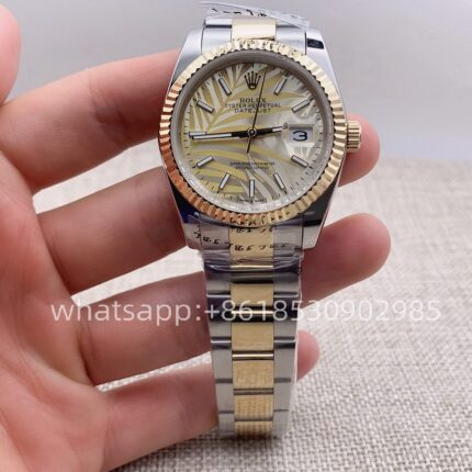 Rolex DateJust Grey Dial Mens Watch 36mm 2813 Movement Automatic Mechanical Stainless Steel Watches - Image 2