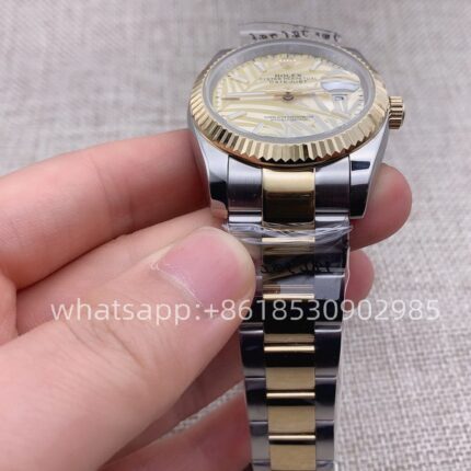 Rolex DateJust Grey Dial Mens Watch 36mm 2813 Movement Automatic Mechanical Stainless Steel Watches - Image 3