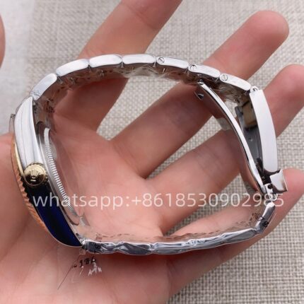 Rolex DateJust Grey Dial Mens Watch 36mm 2813 Movement Automatic Mechanical Stainless Steel Watches - Image 4