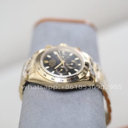 Rolex Daytona Mens Watch Yellow Gold 40mm Shanghai Movement Automatic Mechanical Stainless Steel Watches - Image 4