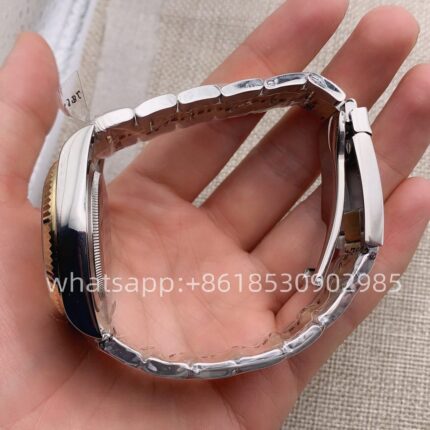 Rolex DateJust Grey Dial Mens Watch 36mm 2813 Movement Automatic Mechanical Stainless Steel Watches - Image 5