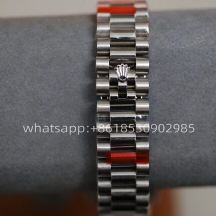 Rolex Day Date Arabic Dial Mens Watch 40mm 2813 Movement Automatic Mechanical Stainless Steel Watches - Image 6