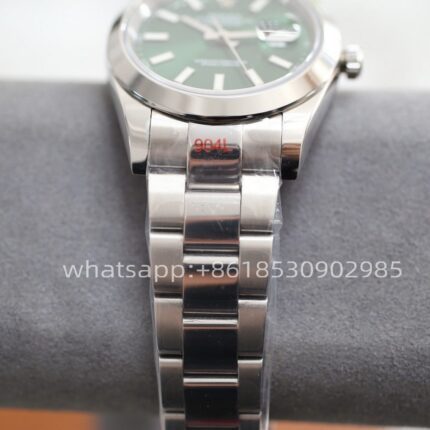 Rolex Datejust Green Dial Mens Watch 41mm Shanghai Movement Automatic Mechanical Stainless Steel Watches - Image 3