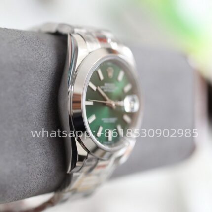 Rolex Datejust Green Dial Mens Watch 41mm Shanghai Movement Automatic Mechanical Stainless Steel Watches - Image 5