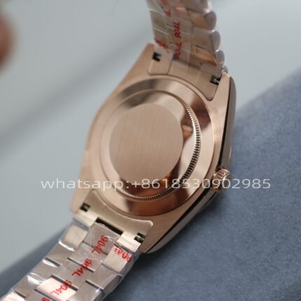 Rolex Day Date Mens Watch Diamond Bezel 40mm 2813 Movement Automatic Mechanical Stainless Steel Watches - Image 6