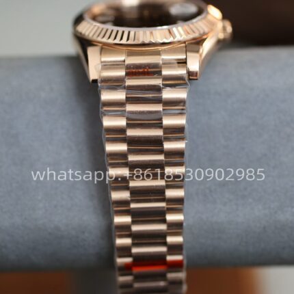 Rolex Day Date Rose Gold Mens Watch 40mm 2813 Movement Automatic Mechanical Stainless Steel Watches - Image 3