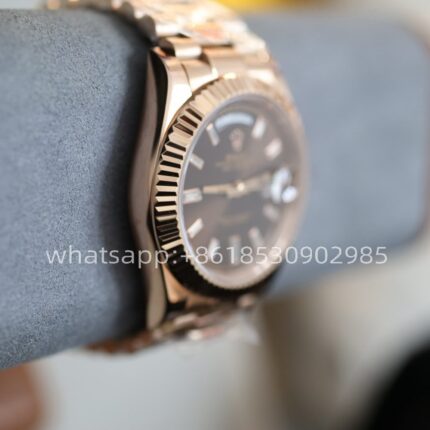 Rolex Day Date Rose Gold Mens Watch 40mm 2813 Movement Automatic Mechanical Stainless Steel Watches - Image 5