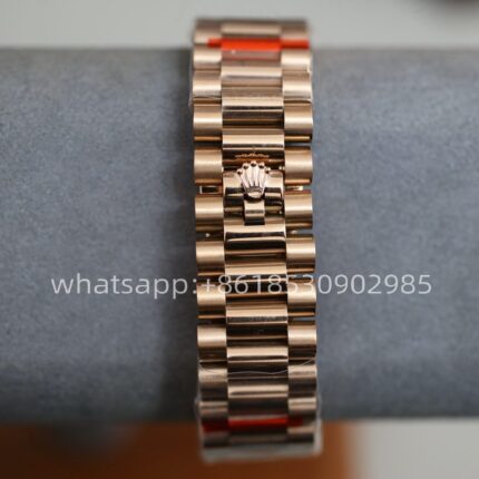 Rolex Day Date Rose Gold Mens Watch 40mm 2813 Movement Automatic Mechanical Stainless Steel Watches - Image 6