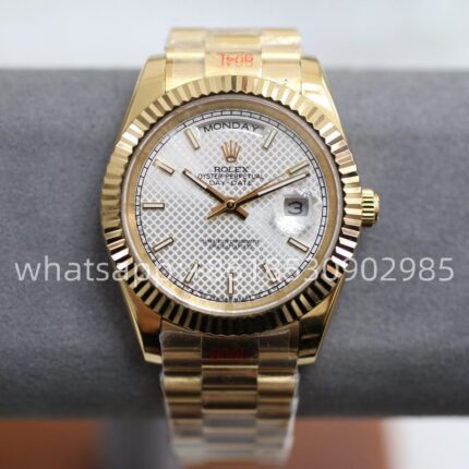 Rolex Day Date Yellow Gold Mens Watch 40mm 2813 Movement Automatic Mechanical Stainless Steel Watches