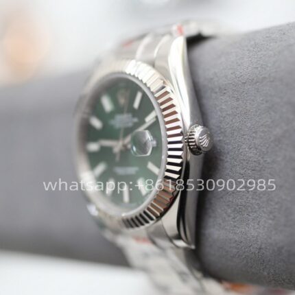 Rolex Datejust Green Dial Mens Watch 41mm Shanghai Movement Automatic Mechanical Stainless Steel Watches - Image 3
