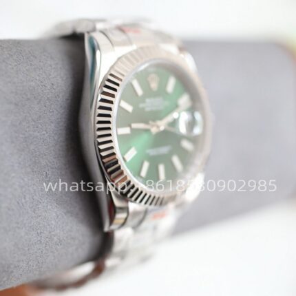 Rolex Datejust Green Dial Mens Watch 41mm Shanghai Movement Automatic Mechanical Stainless Steel Watches - Image 4