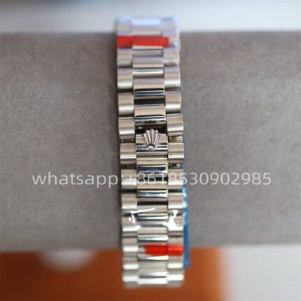 Rolex Day Date Black Dial Mens Watch 40mm 2813 Movement Automatic Mechanical Stainless Steel Watches - Image 6