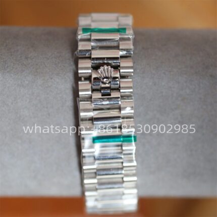 Rolex Day Date Ice Blue Mens Watch 40mm 2813 Movement Automatic Mechanical Stainless Steel Watches - Image 6