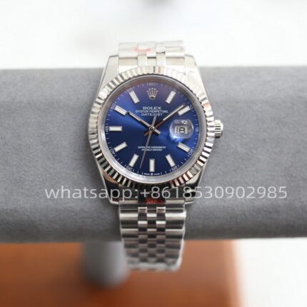 Rolex Datejust Blue Dial Mens Watch 41mm Shanghai Movement Automatic Mechanical Stainless Steel Watches - Image 2