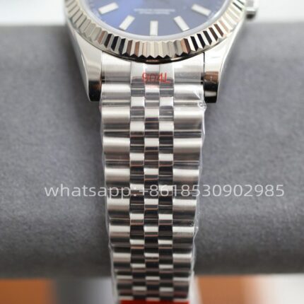 Rolex Datejust Blue Dial Mens Watch 41mm Shanghai Movement Automatic Mechanical Stainless Steel Watches - Image 5