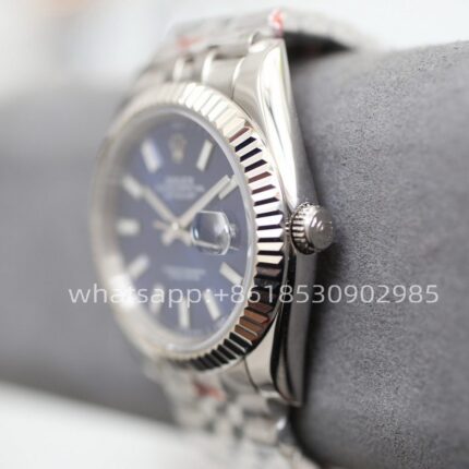 Rolex Datejust Blue Dial Mens Watch 41mm Shanghai Movement Automatic Mechanical Stainless Steel Watches - Image 3