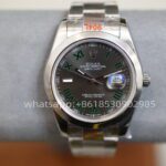 Rolex Datejust Grey Roman Dial Mens Watch 41mm Shanghai Movement Automatic Mechanical Stainless Steel Watches