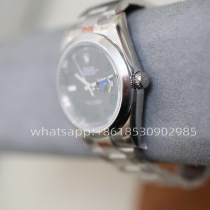 Rolex Datejust Grey Roman Dial Mens Watch 41mm Shanghai Movement Automatic Mechanical Stainless Steel Watches - Image 3