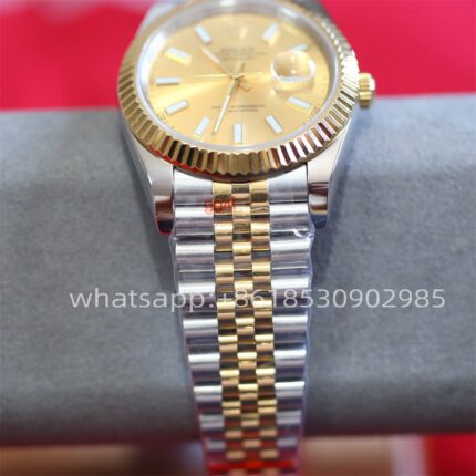 Rolex Datejust Watch Twon Tone 41mm Shanghai Movement Jubilee Strap Automatic Mechanical Stainless Steel Watches - Image 5