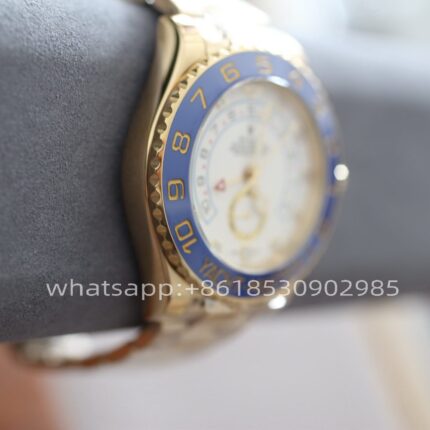 Rolex Yacht-Master Mens Watch Yellow Gold 44mm Shanghai Movement Automatic Mechanical Stainless Steel Watches - Image 4