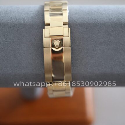 Rolex Yacht-Master Mens Watch Yellow Gold 44mm Shanghai Movement Automatic Mechanical Stainless Steel Watches - Image 5