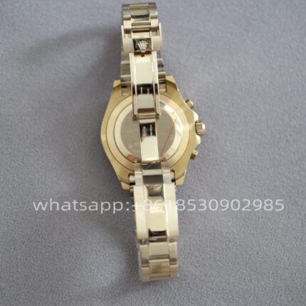 Rolex Yacht-Master Mens Watch Yellow Gold 44mm Shanghai Movement Automatic Mechanical Stainless Steel Watches - Image 6