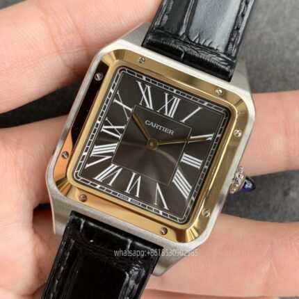 Cartier Santos De Cartier Mens Watch 43.5mm Movement Automatic Mechanical Stainless Steel Watches F1 Factory - Image 4