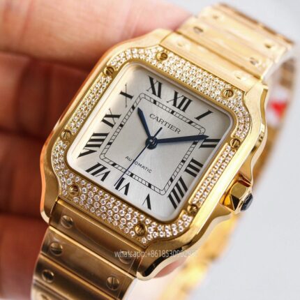 Cartier Santos De Cartier Unisex Watch 35mm CAL.1847 Movement Automatic Mechanical Stainless Steel Watches FR Factory - Image 7