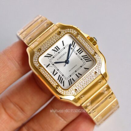 Cartier Santos De Cartier Unisex Watch 35mm CAL.1847 Movement Automatic Mechanical Stainless Steel Watches FR Factory - Image 4