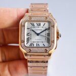 Cartier Santos De Cartier Unisex Watch 35mm CAL.1847 Movement Automatic Mechanical Stainless Steel Watches FR Factory