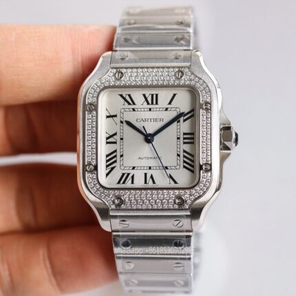 Cartier Santos De Cartier Unisex Watch 35mm CAL.1847 Movement Automatic Mechanical Stainless Steel Watches FR Factory