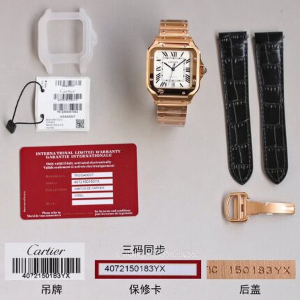 Cartier Santos De Cartier Unisex Watch 35mm CAL.1847 Movement Automatic Mechanical Stainless Steel Watches FR Factory - Image 7