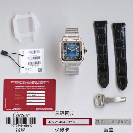 Cartier Santos De Cartier Unisex Watch 35mm CAL.1847 Movement Automatic Mechanical Stainless Steel Watches FR Factory - Image 7