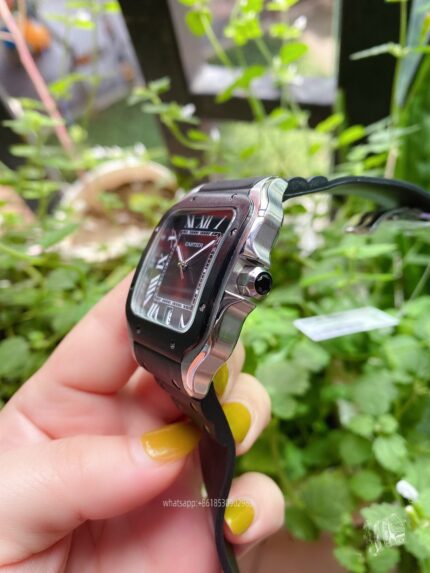 Cartier Santos De Cartier Unisex Watch 35mm CAL.1847 Movement Automatic Mechanical Stainless Steel Watches FR Factory - Image 7