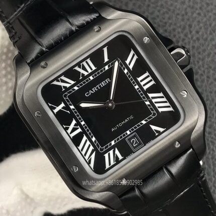Cartier Santos De Cartier Mens Watch 40mm CAL.1847 Movement Automatic Mechanical Stainless Steel Watches GF Factory - Image 2