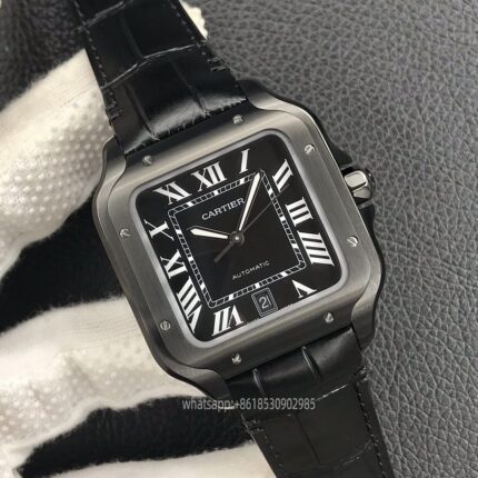 Cartier Santos De Cartier Mens Watch 40mm CAL.1847 Movement Automatic Mechanical Stainless Steel Watches GF Factory - Image 3