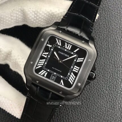 Cartier Santos De Cartier Mens Watch 40mm CAL.1847 Movement Automatic Mechanical Stainless Steel Watches GF Factory - Image 4