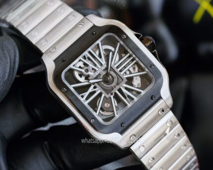 Cartier Santos De Cartier Mens Watch 40mm CAL.4S20 Movement Automatic Mechanical Stainless Steel Watches TW Factory - Image 4