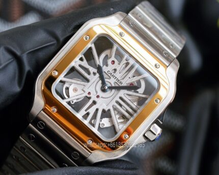 Cartier Santos De Cartier Mens Watch 40mm CAL.4S20 Movement Automatic Mechanical Stainless Steel Watches TW Factory - Image 4