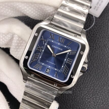 Cartier Santos De Cartier Mens Watch 40mm CAL.9015 Movement Automatic Mechanical Stainless Steel Watches AF Factory - Image 2