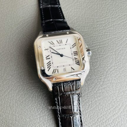 Cartier Santos De Cartier Mens Watch 40x47mm CAL.MIYOTA9015 Movement Automatic Mechanical Stainless Steel Watches - Image 6