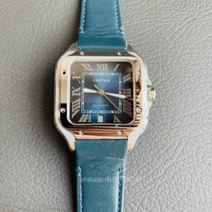 Cartier Santos De Cartier Mens Watch 40x47mm CAL.MIYOTA9015 Movement Automatic Mechanical Stainless Steel Watches - Image 4