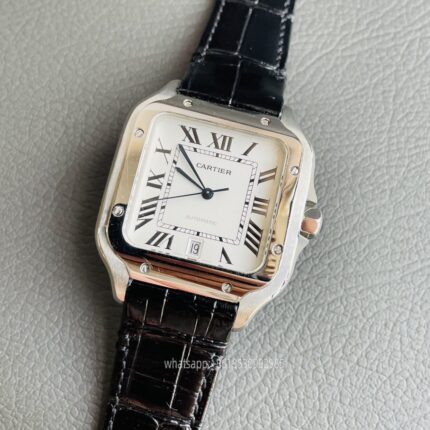 Cartier Santos De Cartier Mens Watch 40x47mm CAL.MIYOTA9015 Movement Automatic Mechanical Stainless Steel Watches - Image 5