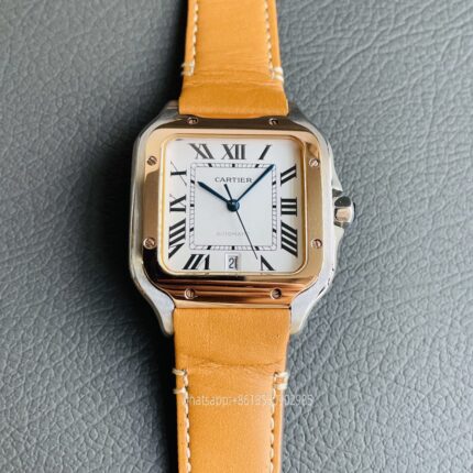 Cartier Santos De Cartier Mens Watch 40x47mm CAL.MIYOTA9015 Movement Automatic Mechanical Stainless Steel Watches
