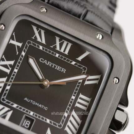 Cartier Santos De Cartier Mens Watch 40mm CAL.MIYOTA9015 Movement Automatic Mechanical Stainless Steel Watches GF Factory - Image 4